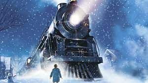 A train in the snow